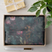 ボーホロマンチックピンクとグリーンフローラデコパージュ 薄葉紙 (ギフト)