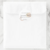 ボーホーありがとう歓迎おめでとう ラウンドシール (バッグ)