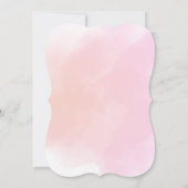 ボーホーなクリスマスグリーティングカード 招待状 (裏面)