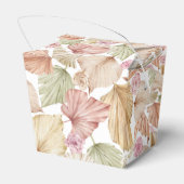 ボーホーな葉とバラ フェイバーボックス (裏面サイド)