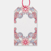 ボーホーな雰囲気の感謝の気持ちを伝えるタグ ギフトタグ (裏面)