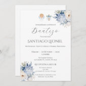 ボーホーのバプテスマスペインの招待状 招待状 (正面/裏面)