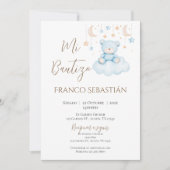 ボーホーのバプテスマスペインの招待状 招待状 (正面)