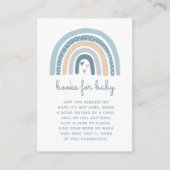 ボーホーの虹の本のベビー エンクロージャーカード (正面)