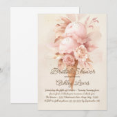 ボーホーアイスリームの招待状、チークカラーのアイスリーム 招待状 (正面/裏面)