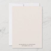 ボーホーアーチパンパスグラス モダンウェディング招待状 招待状 (裏面)