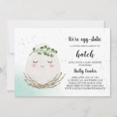 ボーホーイースターエッグベイビーシャワー招待状 - 春 招待状 (正面)