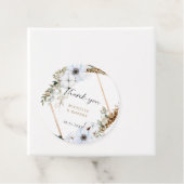 ボーホーウェディングフレーム エレガントな花の秋の結婚式 フェイバータグ (インサイチュ)