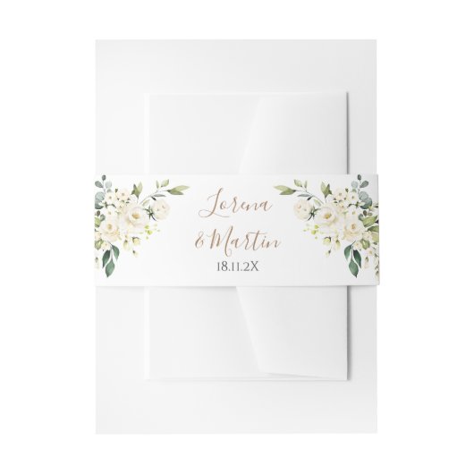 ボーホーウェディング招待状 ベリーバンド 招待状ベリーバンド (正面例)