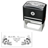 ボーホーウェディング 返信住所 セルフインキングスタンプ (インサイチュ)