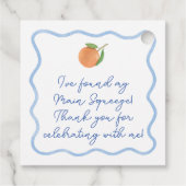 ボーホーウェービーライン シトラス メインスクイーズ ブライダルシャワー フェイバータグ (裏面)