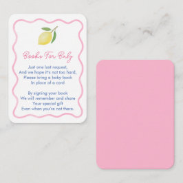 ボーホーウェーブボーダー ベビーシャワーにおくる絵本 女の子 エンクロージャーカード