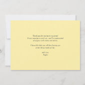 ボーホーウォーターカラーレモンリースサマー サンキューカード (裏面)