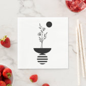 ボーホーエレガントフラワー スタンダードランチョンナプキン (インサイチュ)