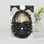 ボーホーエンカント ウッドランド バースデー 招待状 (スタンド正面)