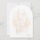 ボーホーオアシス ブライダルシャワー ブラッシュ アーチ ID959 招待状 (裏面)