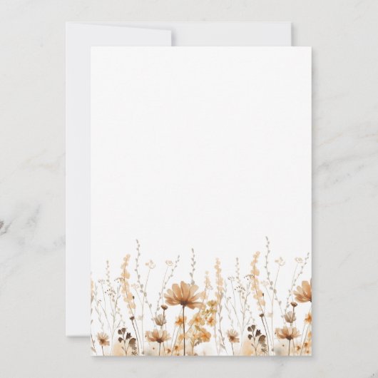 ボーホーオータム確認のご案内 招待状 (裏面)