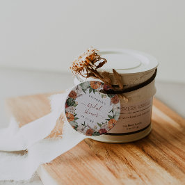 ボーホーオータム ブライダルシャワー フェイバータグ