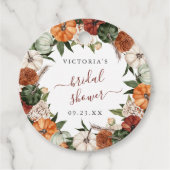 ボーホーオータム ブライダルシャワー フェイバータグ (正面)