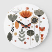 ボーホーガーデン ラージ壁時計 (正面)