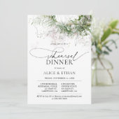 ボーホーグリーンリーフスクリプトリハーサルディナー 招待状 (スタンド正面)