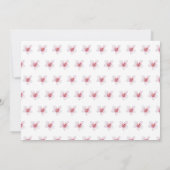 ボーホーコーストカウガールブーツ ブライダルシャワー サンキューカード (裏面)