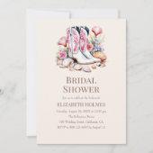 ボーホーコーストカウガール ブライダルシャワー招待状 招待状 (正面)