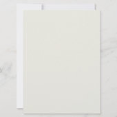 ボーホーサファリ誕生日招待状 招待状 (裏面)