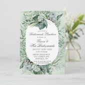 ボーホーサボテン ブライズメイドのランチョン招待状 招待状 (スタンド正面)