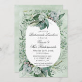 ボーホーサボテン ブライズメイドのランチョン招待状 招待状 (正面/裏面)