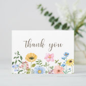 ボーホーサマー ワイルドフラワーズ 感謝カード (スタンド正面)