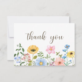 ボーホーサマー ワイルドフラワーズ 感謝カード