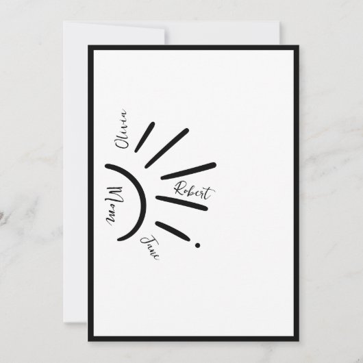 ボーホーサン ママ & キッズ サン レイズ シーズンカード (正面)