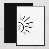 ボーホーサン ママ & キッズ サン レイズ シーズンカード (正面/裏面)