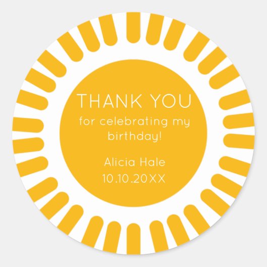 ボーホーサン ラウンドシール (正面)