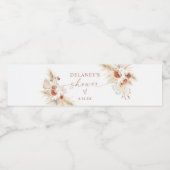 ボーホーシャワー ウォーターボトルラベル ペットボトルラベル (シングルラベル)