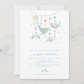 ボーホーシーアニマルベイビーシャワー招待状 招待状 (正面)