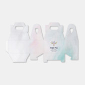 ボーホースカルとバタフライ＆フラワーのサンキュー フェイバーボックス (折り畳みなし)