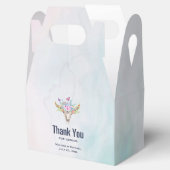 ボーホースカルとバタフライ＆フラワーのサンキュー フェイバーボックス (オープン)