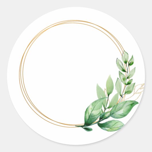 ボーホーステッカー ラウンドシール (正面)