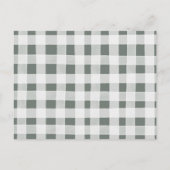 ボーホーセイジグリーンサファリ オー・ボーイ 赤ちゃんのための本 インビテーションポストカード (裏面)