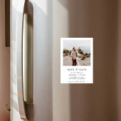 ボーホーセーブ・ザ・デート フォト ミニマリスト セーブ・ザ・デート マグネット招待状