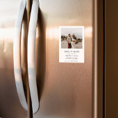 ボーホーセーブ・ザ・デート フォト ミニマリスト セーブ・ザ・デート マグネット招待状