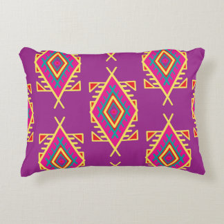 ボーホーチック: エスニックシームレスオーナメント アクセントクッション