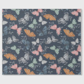 ボーホーバタフライの魔法のラッピングペーパー ラッピングペーパー (フラット)