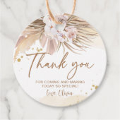 ボーホーパンパスグラス サンクス フェイバータグ (正面)