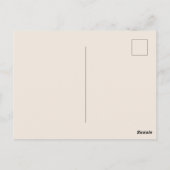 ボーホーパンパスグラス フラワーズ ブライダル ブランシュ 招待状 (裏面)