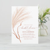 ボーホーパンパスグラス ブライダルシャワー 招待状 (スタンド正面)