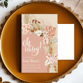 ボーホーパンパス フラワシャワー 招待状