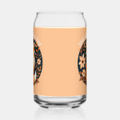 ボーホーフォックス「ワイルドでいよう、自由でいよう」森林デザイ ガラス缶 (左)